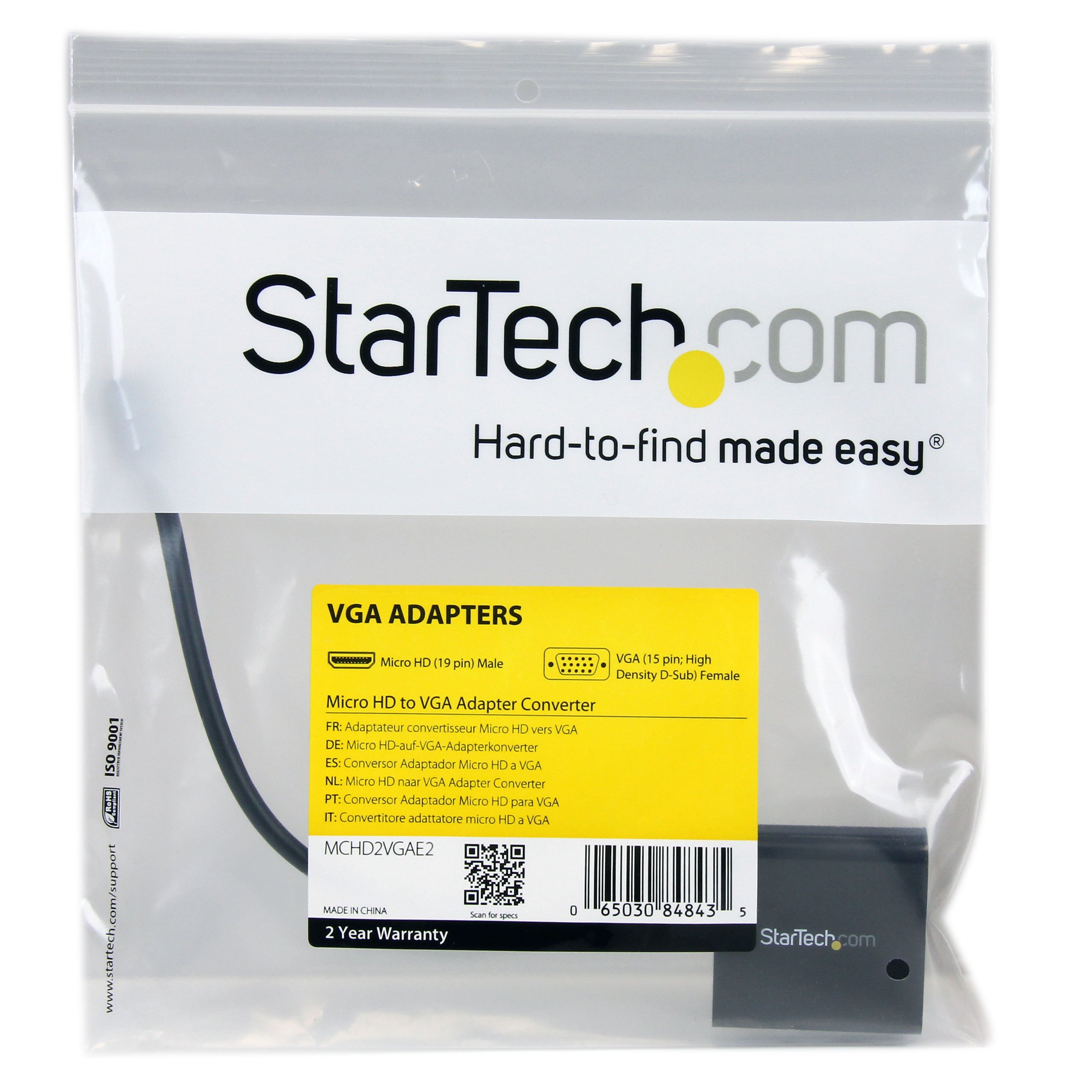 Startech.Com V932819 Konwenter Adaptera Micro HDMI na VGA