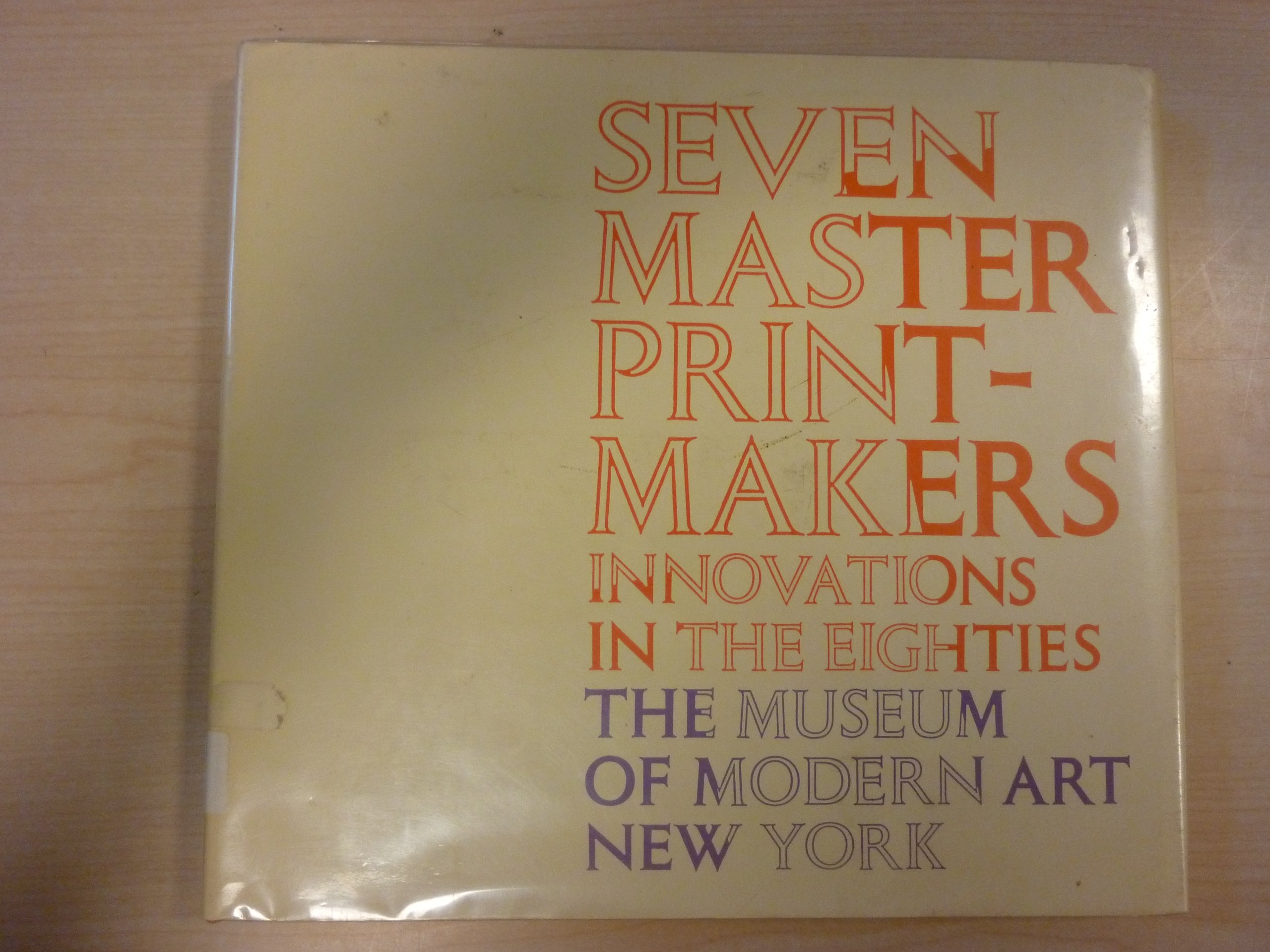 Seven Master Printmakers livre d'art sur les gravures des années 80