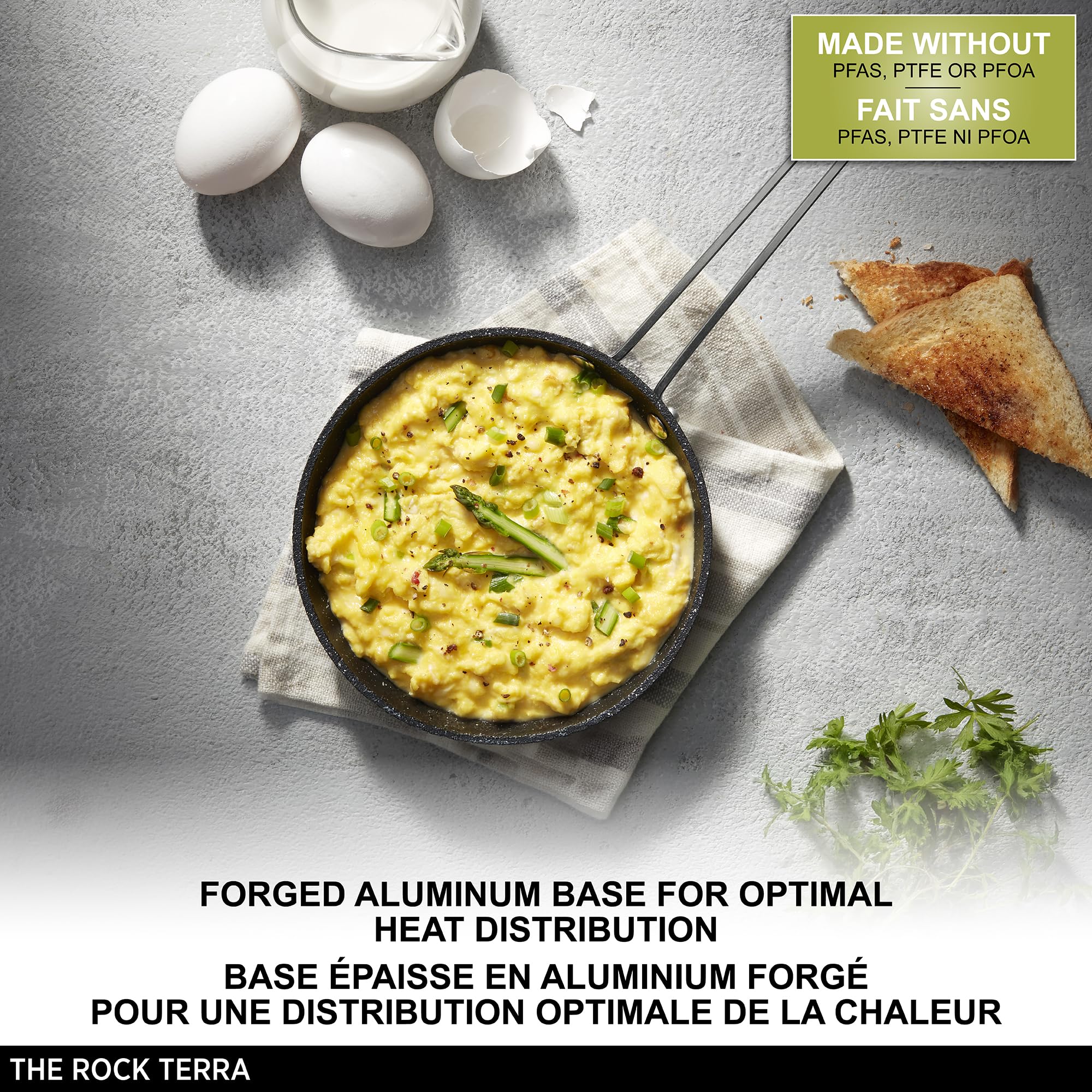 Starfrit The Rock Terra Fry Pan - Non-Stick Ceramic -4 Starfrit The Rock Terra Fry Pan - Non-Stick Ceramic -4