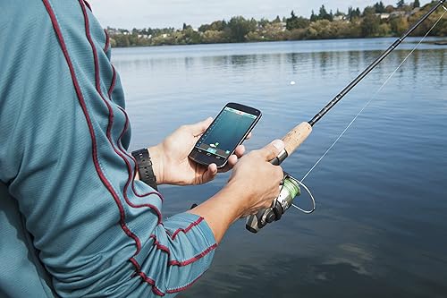 Vista 17 de Reelsonar iBobber - Buscador de peces inalámbrico portátil Bluetooth con medidor de profundidad, rango de profundidad de 41 metros, vida útil