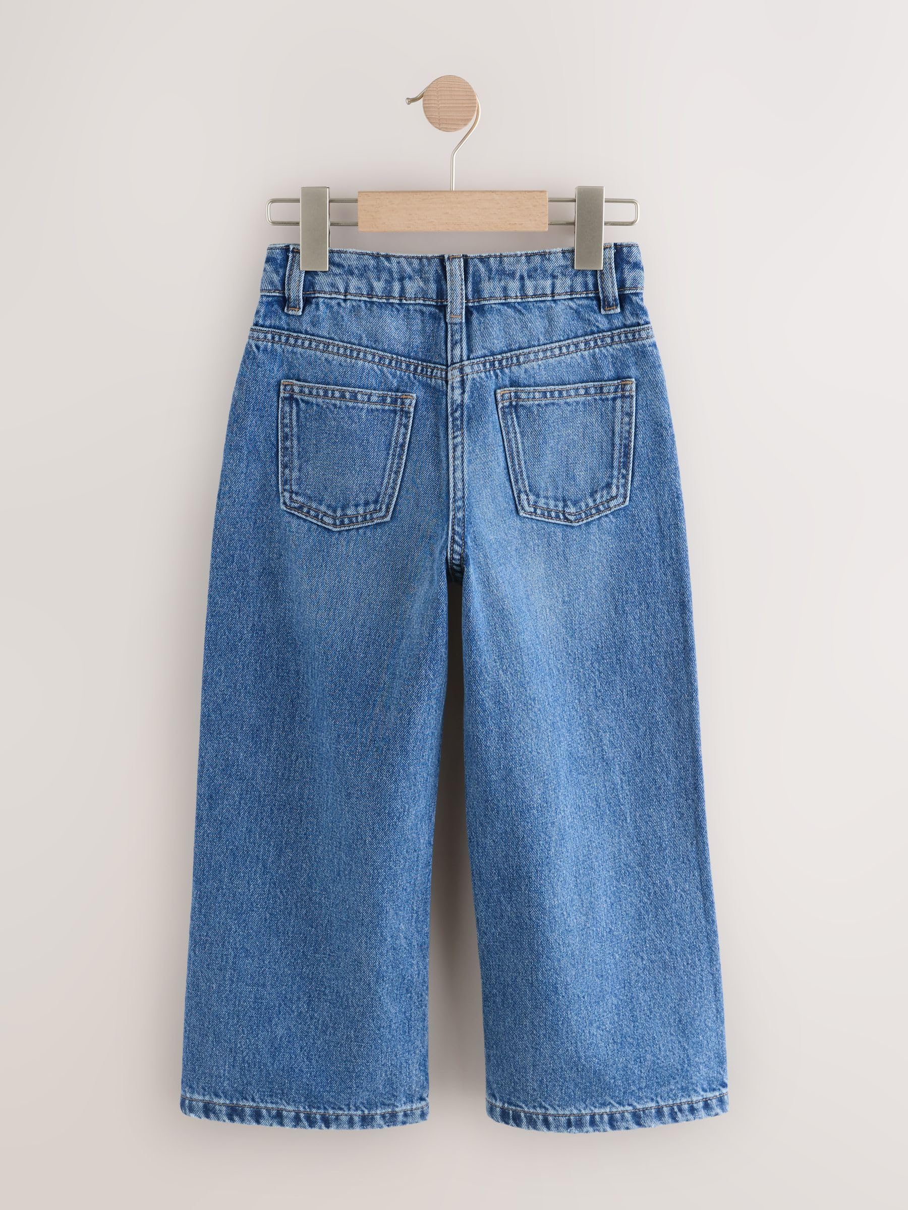 NEXT Mädchen Weit geschnittene Jeans