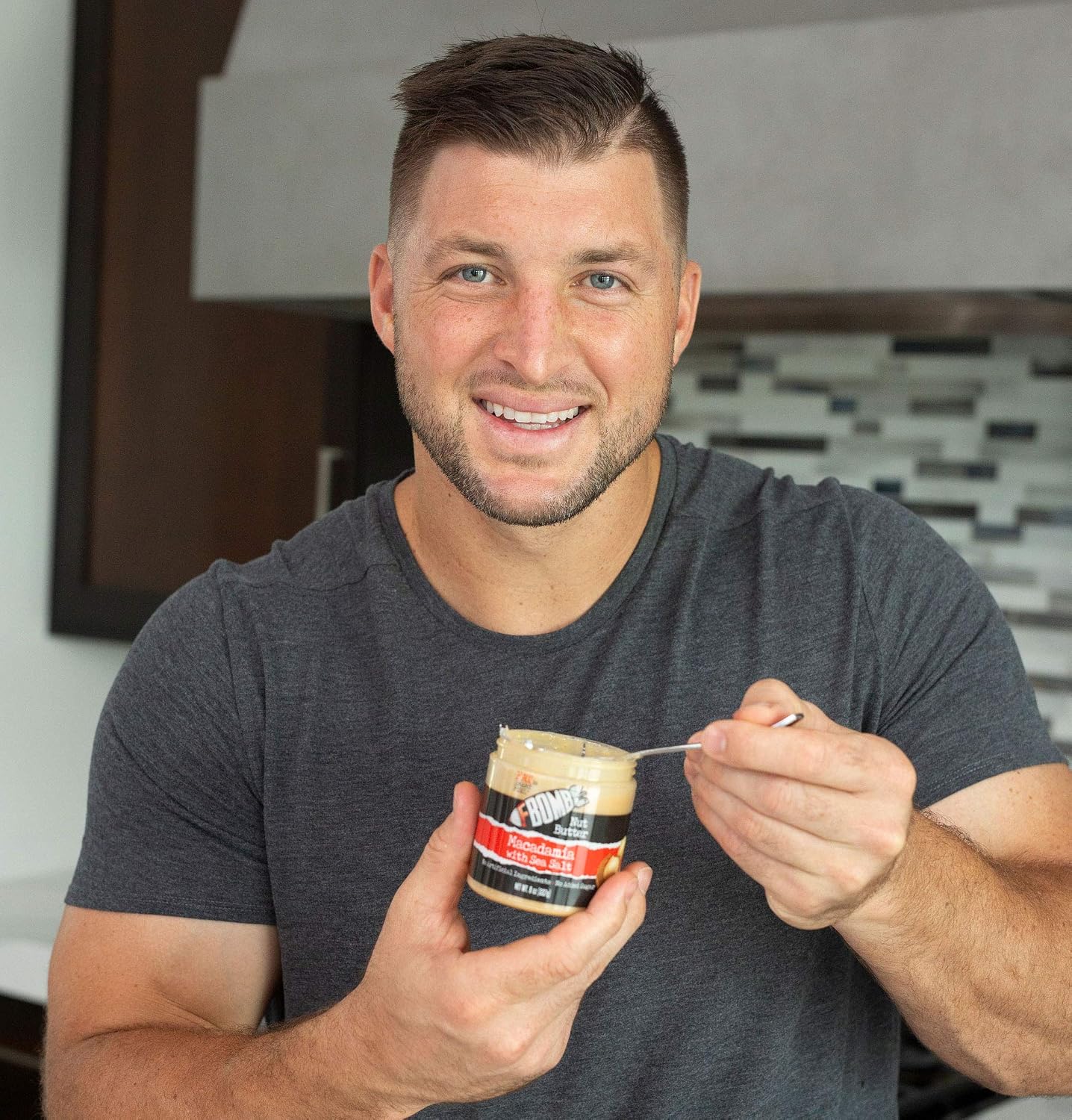 Fbomb Macadamia Nut Butter: Keto Fat Bombs, Natural Roasted Macadamia Nuts | High Fat, Low Carb Snack, High Quality Energy | Paleo, Whole30, Keto Snacks | Macadamia & Sea Salt - 8 Oz Jar
