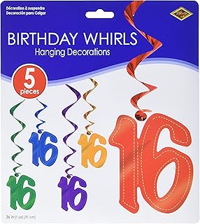 16 Whirls (asstd colors) (5/Pkg)
