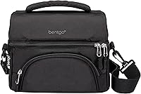 Vista 8 de Bolsa de almuerzo prémium Bentgo® duradera y aislada, con bolsillo exterior con cremallera, bolsillo interior de malla, correas acolchadas