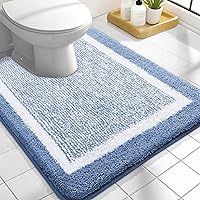 Vista 57 de OLANLY Alfombras de baño 30x20, tapete de baño de microfibra extra suave y absorbente, antideslizante, lavable a máquina, secado rápido, alfombra