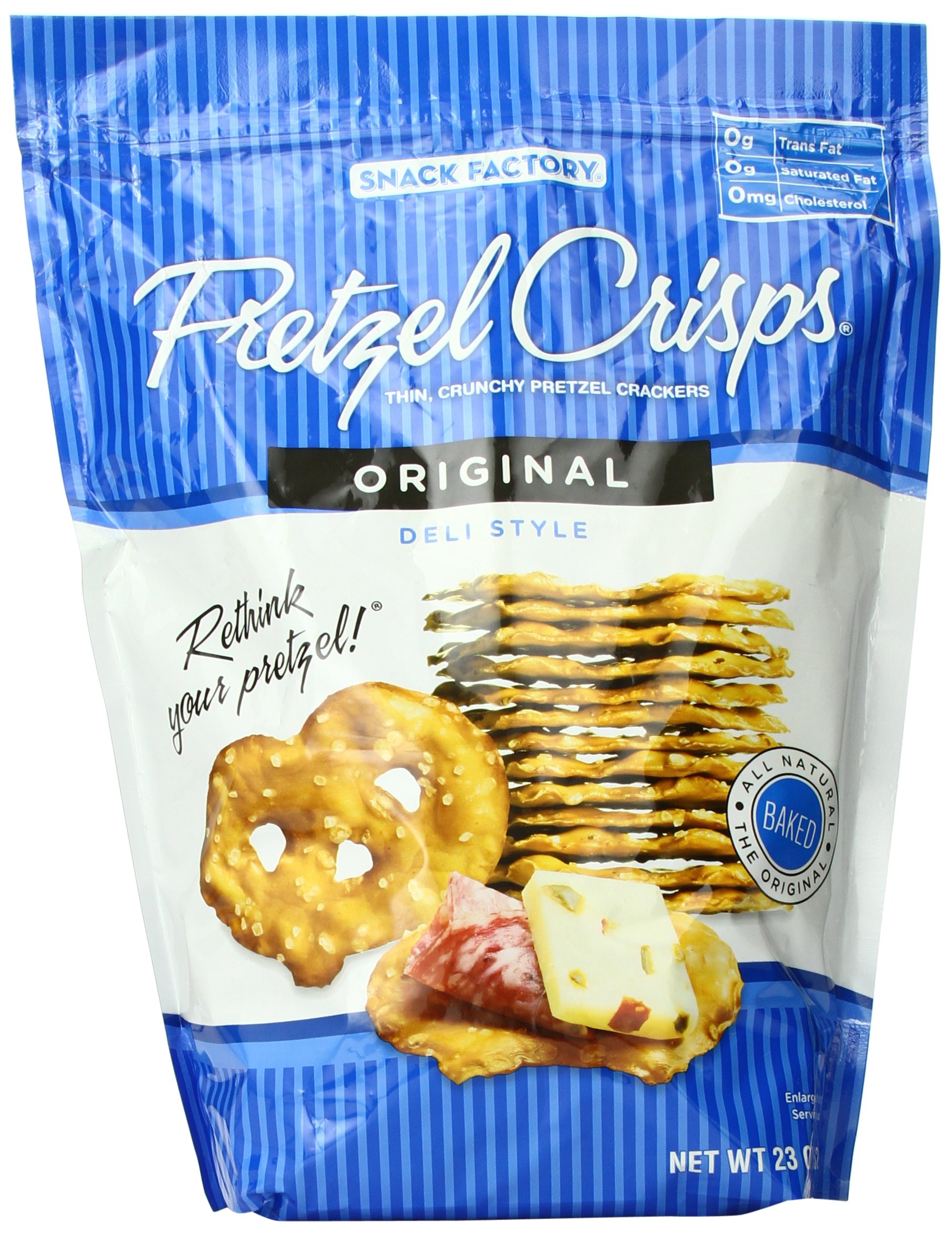 Snack Factory Pretzel Crisps, Original, 23 Ounce
