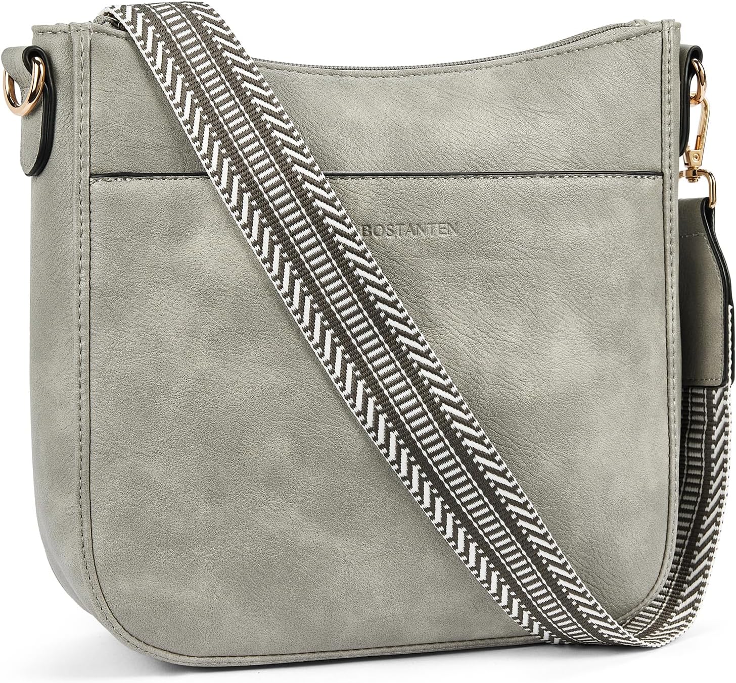 BOSTANTEN Purses For Women Leather Handbags Crossbody Purse Ladies Hobo Shoulder Bag with Adjustable Strap