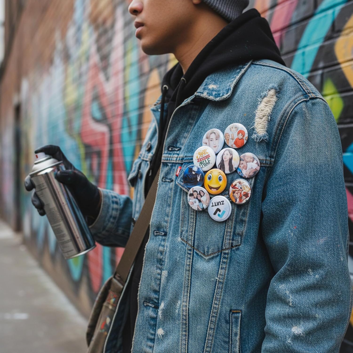 100 Sets of Pinback Button Parts 3 inch (75mm) - Supplies for Button Maker Machine