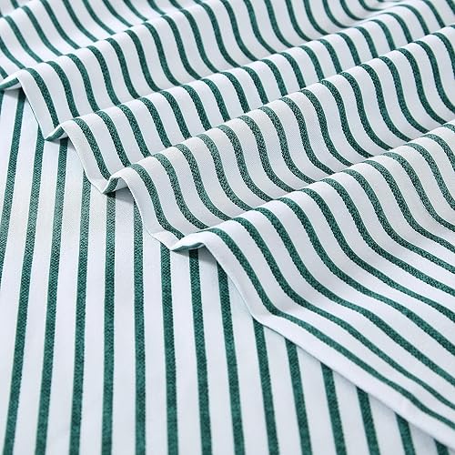 Miniatura 5 de Nautica - Sábanas matrimoniales, juego de cama de franela cepillada, decoración de dormitorio suave y acogedora (Harmead, matrimonial)