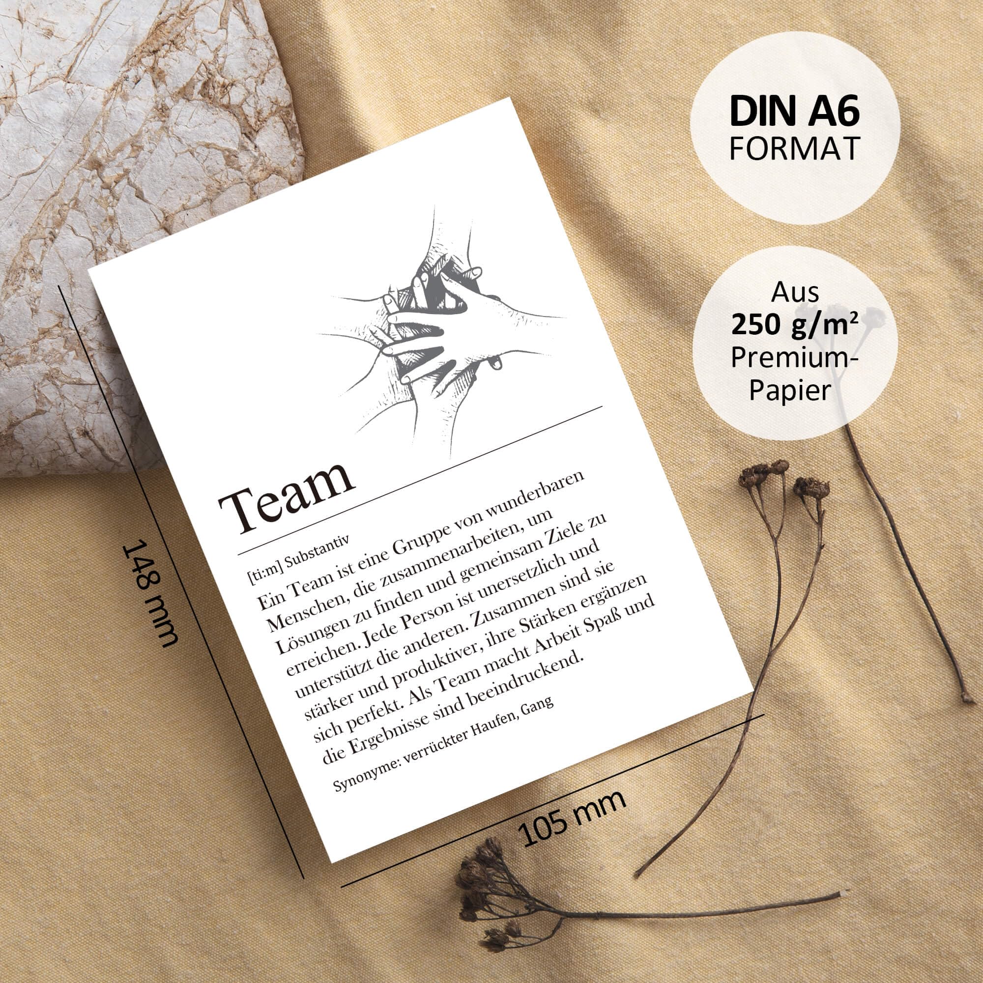 HENGBIRD Lot De 20 Cartes D'équipe A6 - Cadeau Pour Petits