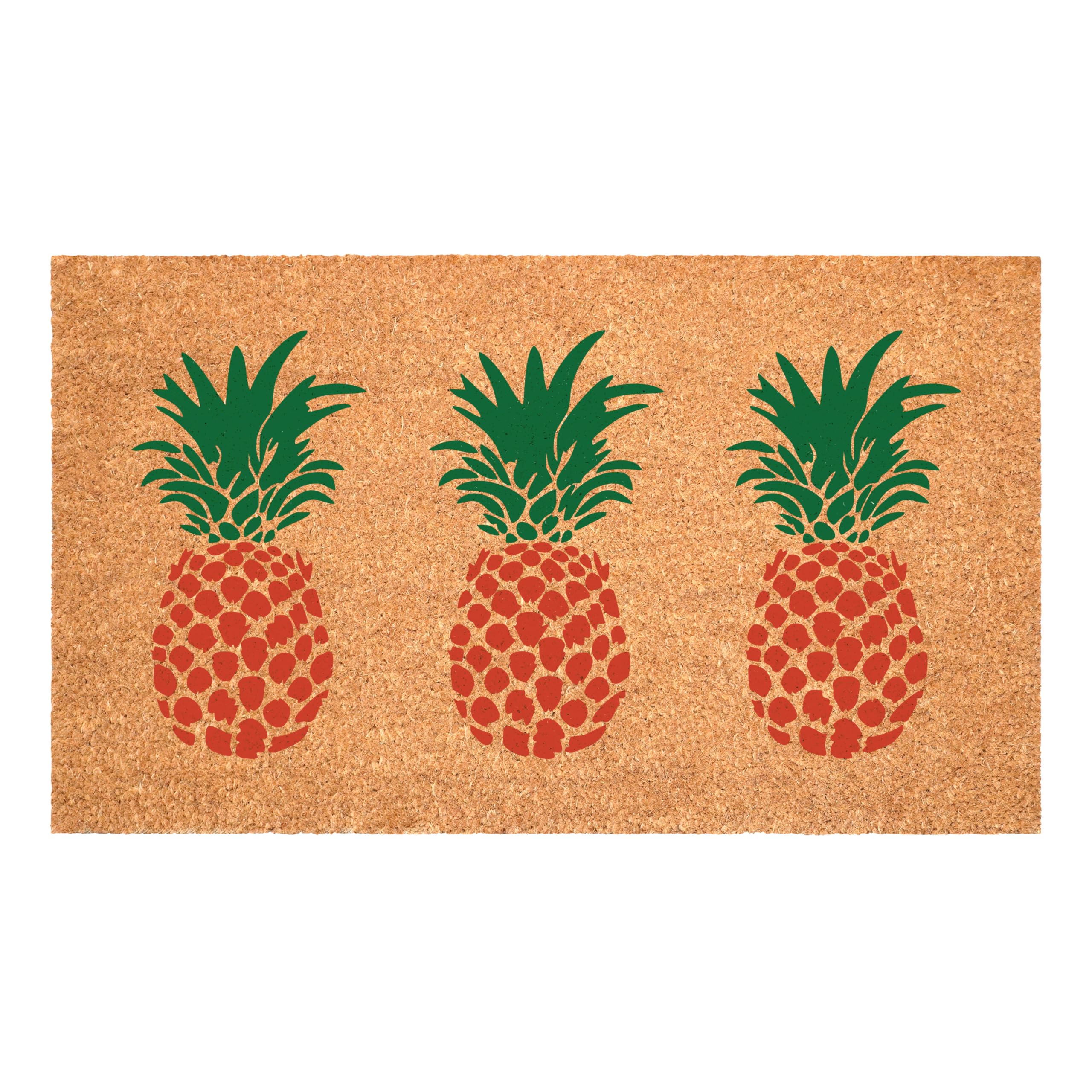 Calloway Mills 116291729 Tropical Pineapple Trio Doormat, 17" x 29"
