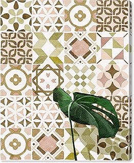 Wynwood Studio Floral and Botanical Modern Canvas Wall Art Earthtones Ti...