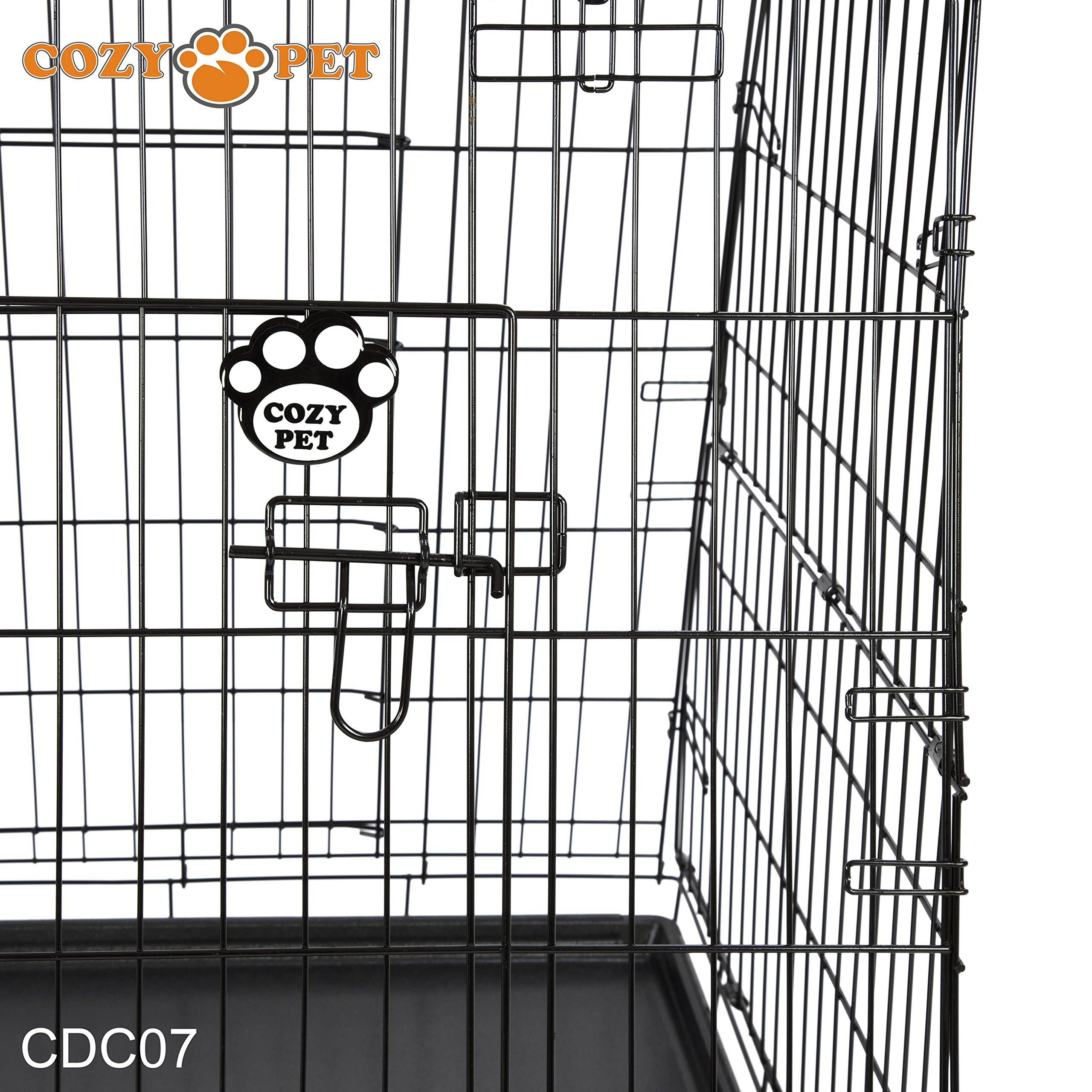Car Dog Cage 36" by Cozy Pet, Fits Most Makes Audi BMW Fiat Ford Honda Hyundai Kia Jaguar Toyota Renault Vauxhall VW Volvo Puppy Crate Model CDC07 — view 6