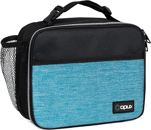 OPUX - Lonchera aislada para adultos y niños, lonchera térmica, duradera, reutilizable, a prueba de derrames para la escuela, el trabajo y la