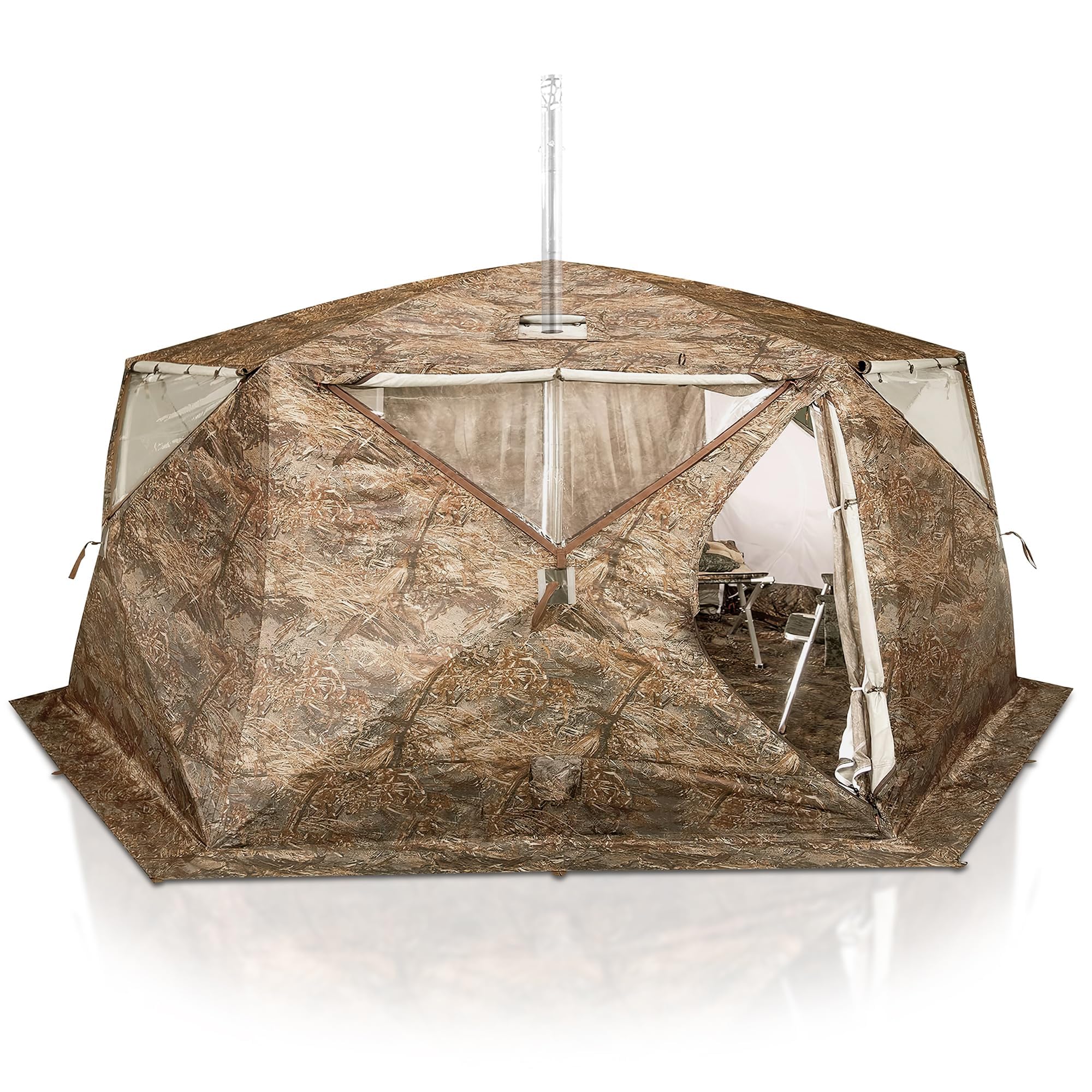 Rbm Outdoors Hot Tent with Stove Jack, Large 4 Season Easy Setup