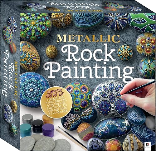 Metallic Rock Painting Kit