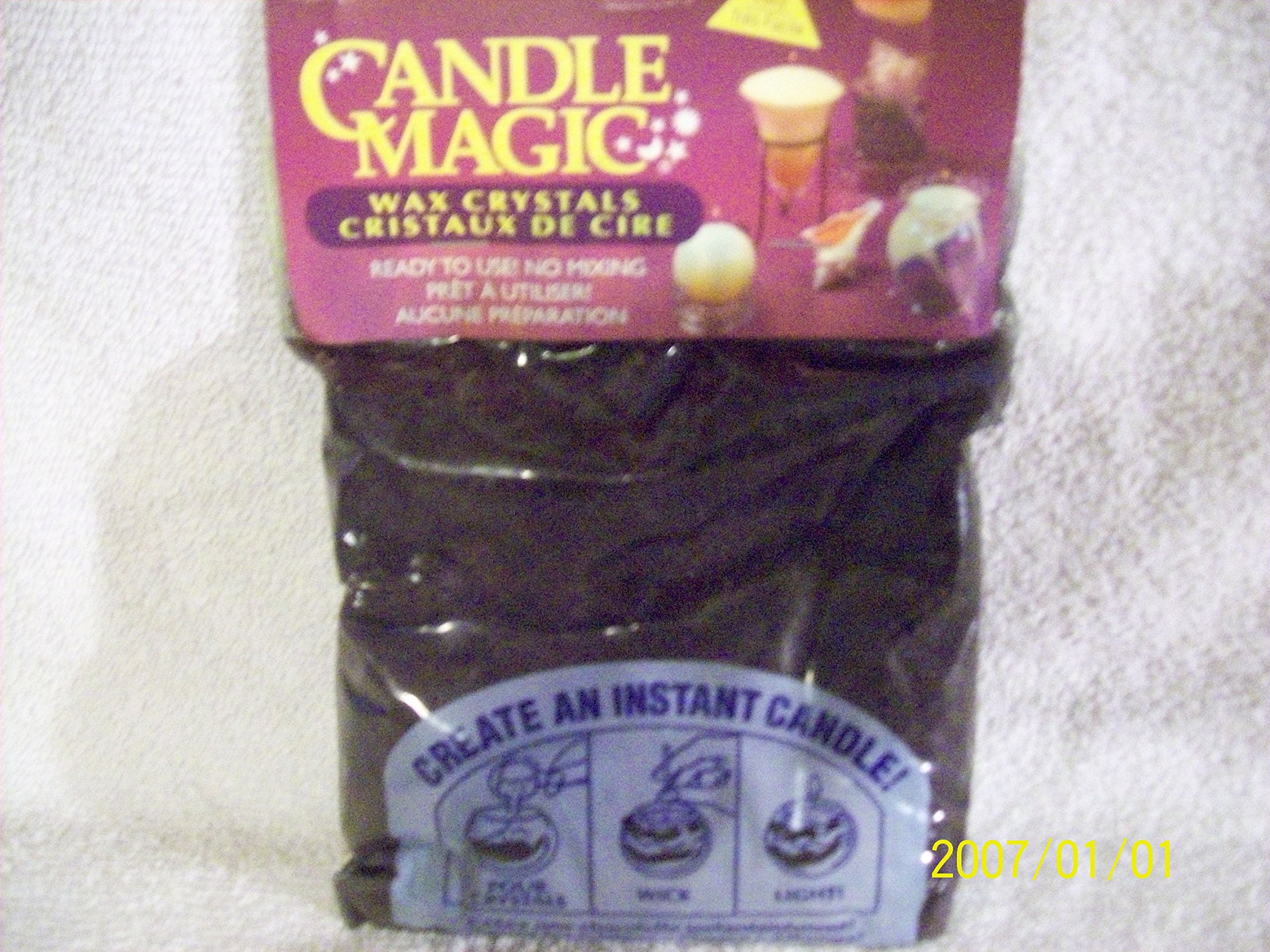 Candle Magic Wax Crystals Cristaux De Cire BLACK ONYX
