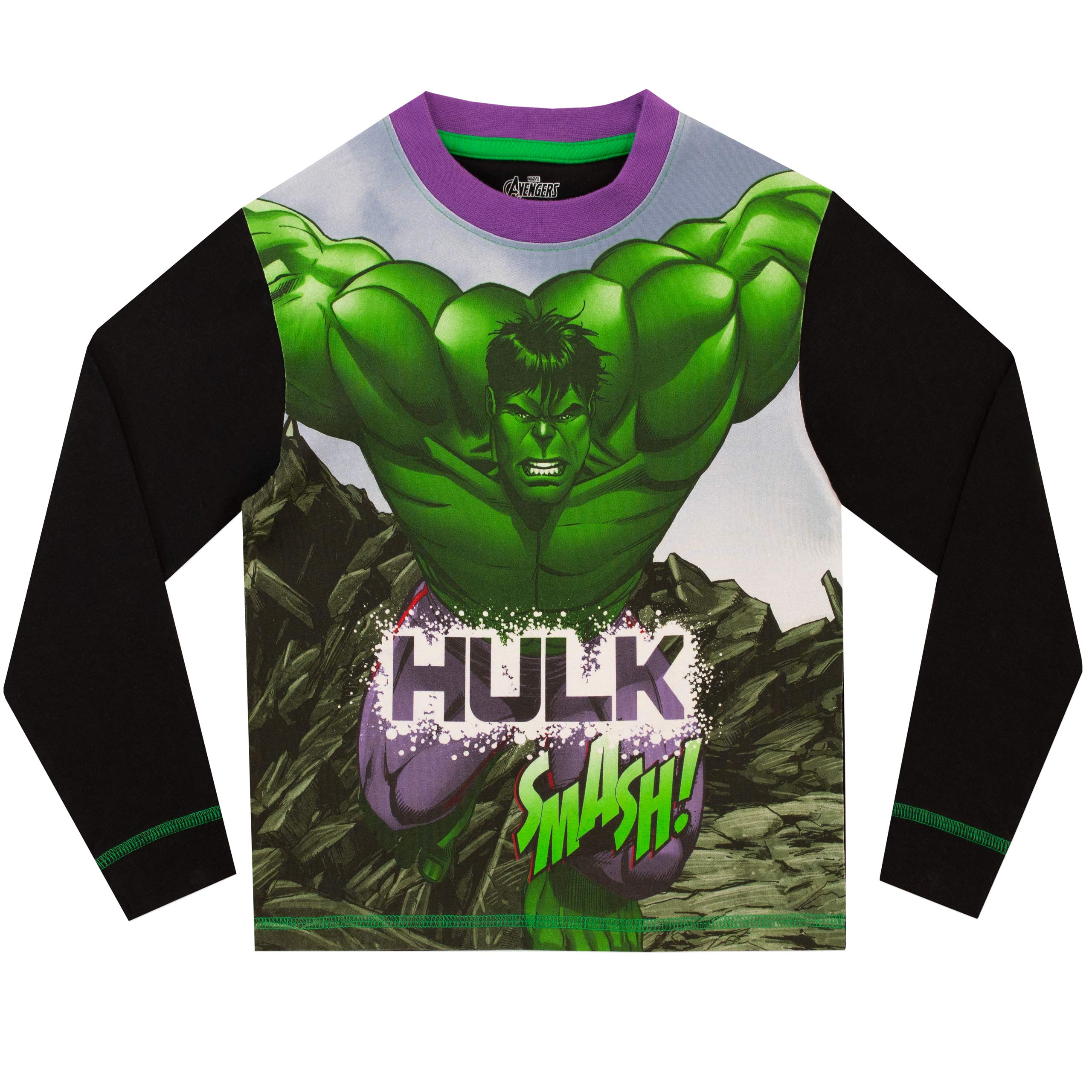Marvel Piżama chłopięca The Incredible Hulk