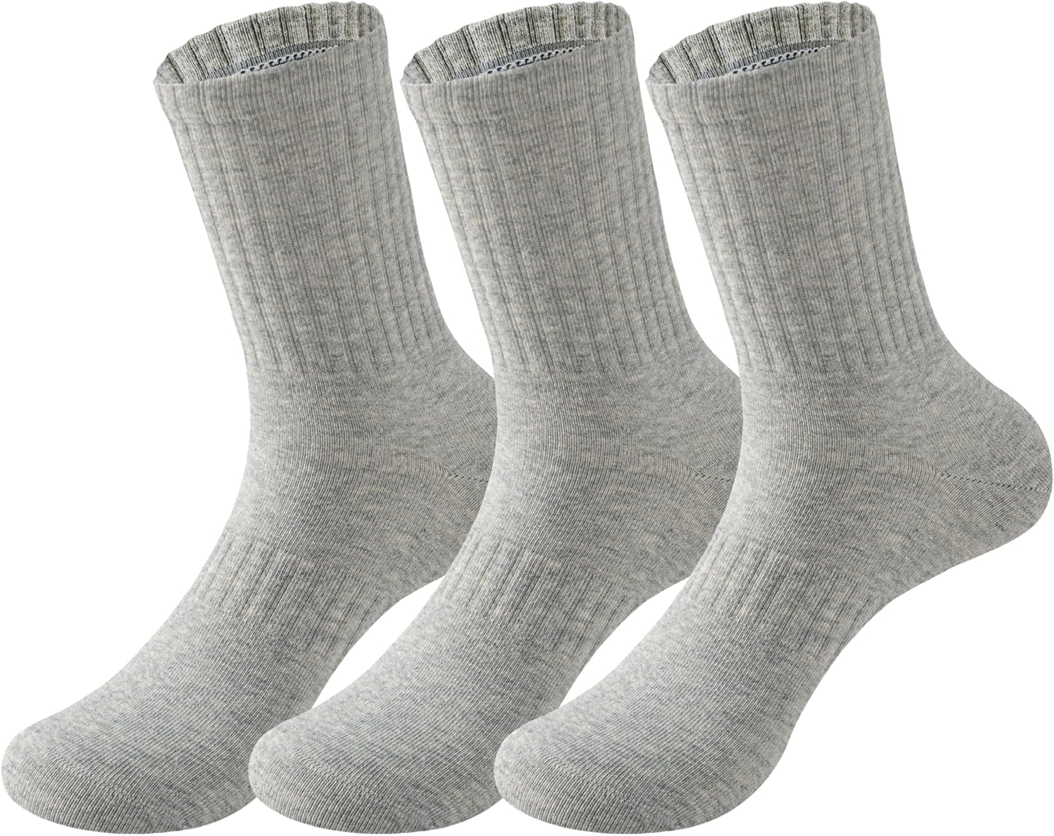 MAGIARTE Womens Athletic Cotton Crew Socks Moisture Wicking Breathable Sports Casual Socks for Women 3/5-PACK