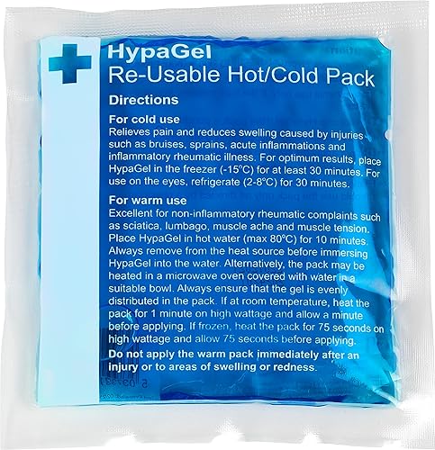 HypaGel Hot/Cold Therapy Pack, Single Pack, Compact, 13 x 14 cm