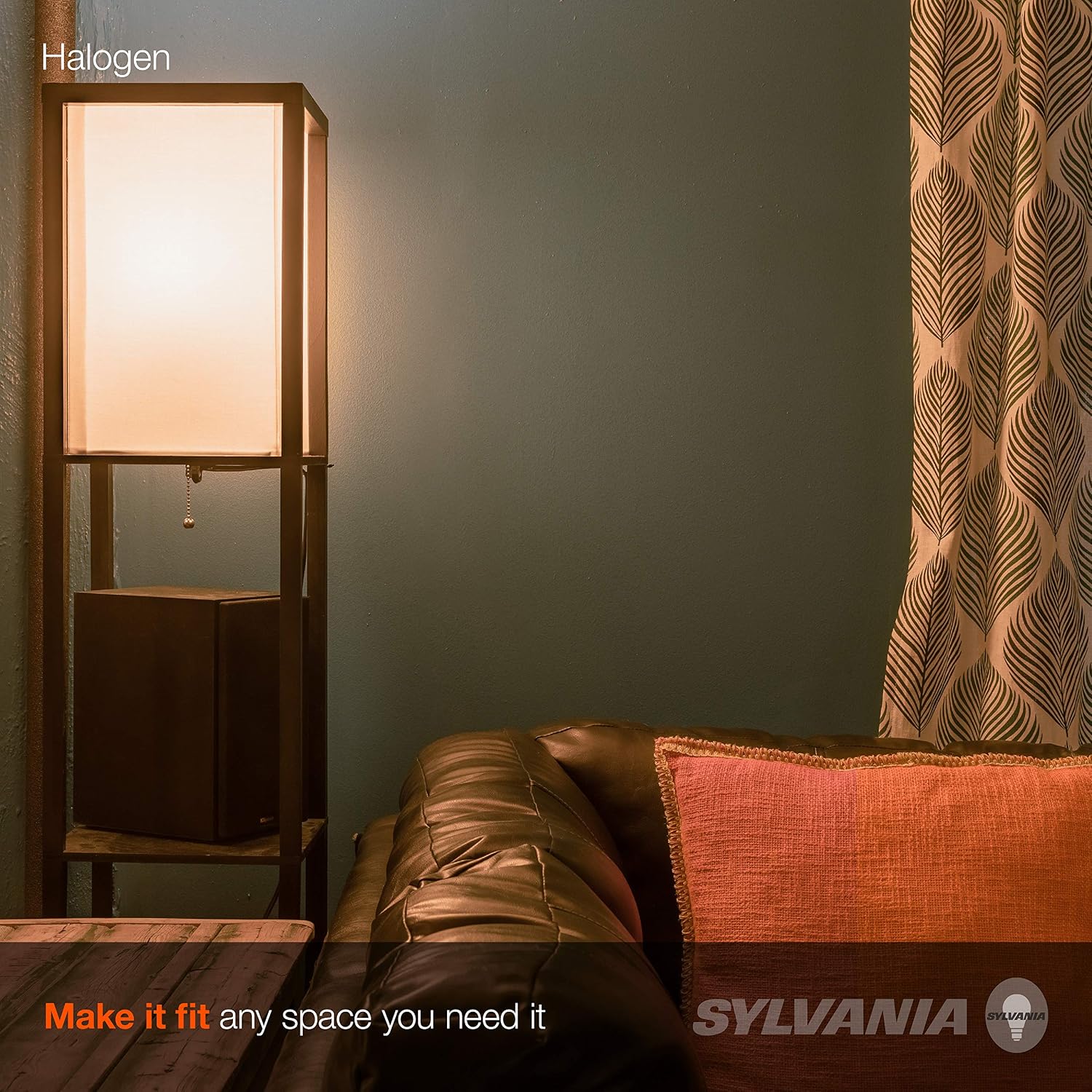 SYLVANIA Halogen A19 Light Bulb, 100W Equivalent, E26 Medium Base, 2800K Soft White, 4 pack