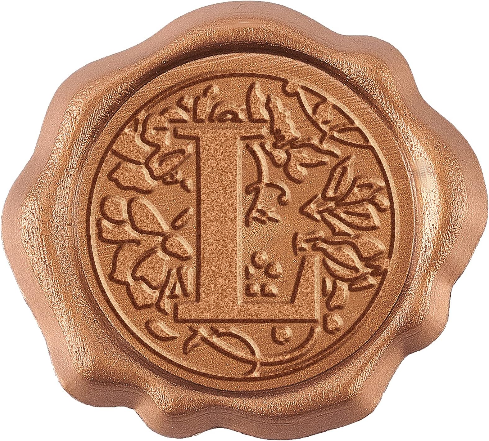 CRASPIRE 25PCS Adhesive Wax Seal Stickers, Self Adhesive Sealing Wax Stamp Initial L Stickers for Sealing Envelope Cards Gift Wrapping Scrapbooking
