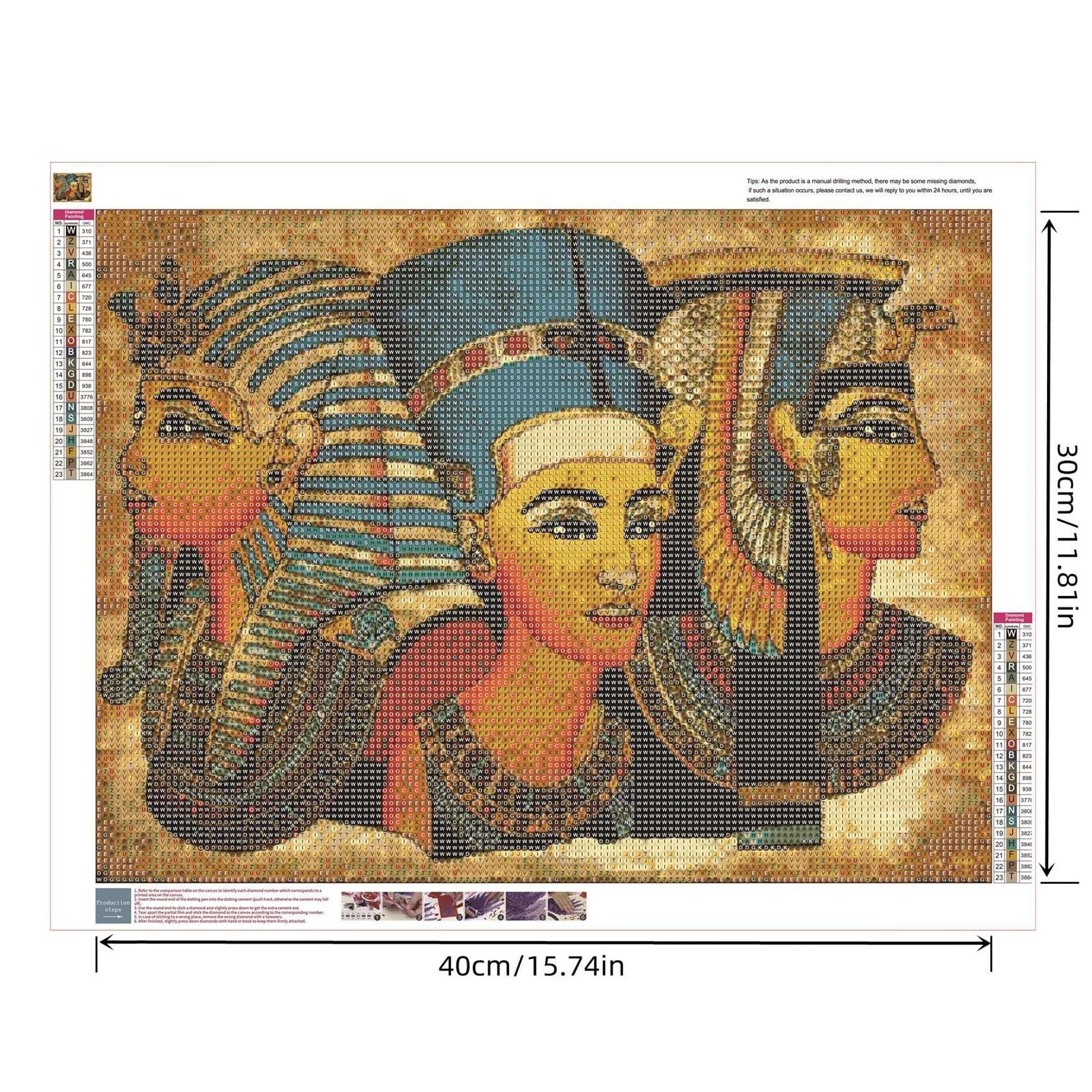 YSCOLOR Diamond Painting 5D Paysage DIY Complet Rond Diamant Peinture Montagne Paysage Broderie Point De Croix Strass Mosaïque Décor À La Maison