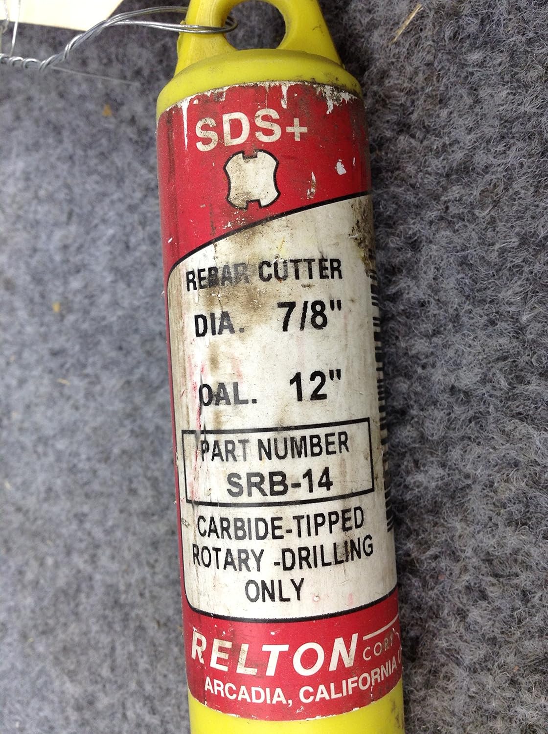 Relton 7/8 X 12 In. Sds+ Rotary Rebar Cutter Tools & Home