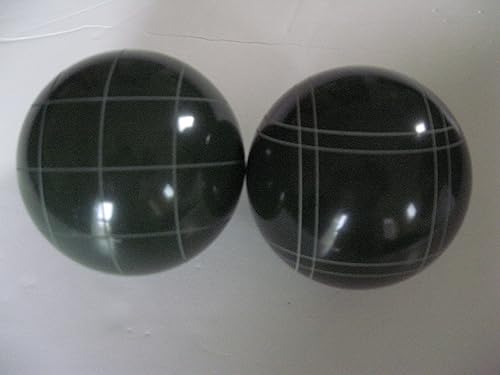BuyBocceBalls Listado - Fabricado en Estados Unidos, torneo de calidad premium - Paquete de 2 de repuesto - EPCO Bolas de bochas con tiras cruzadas