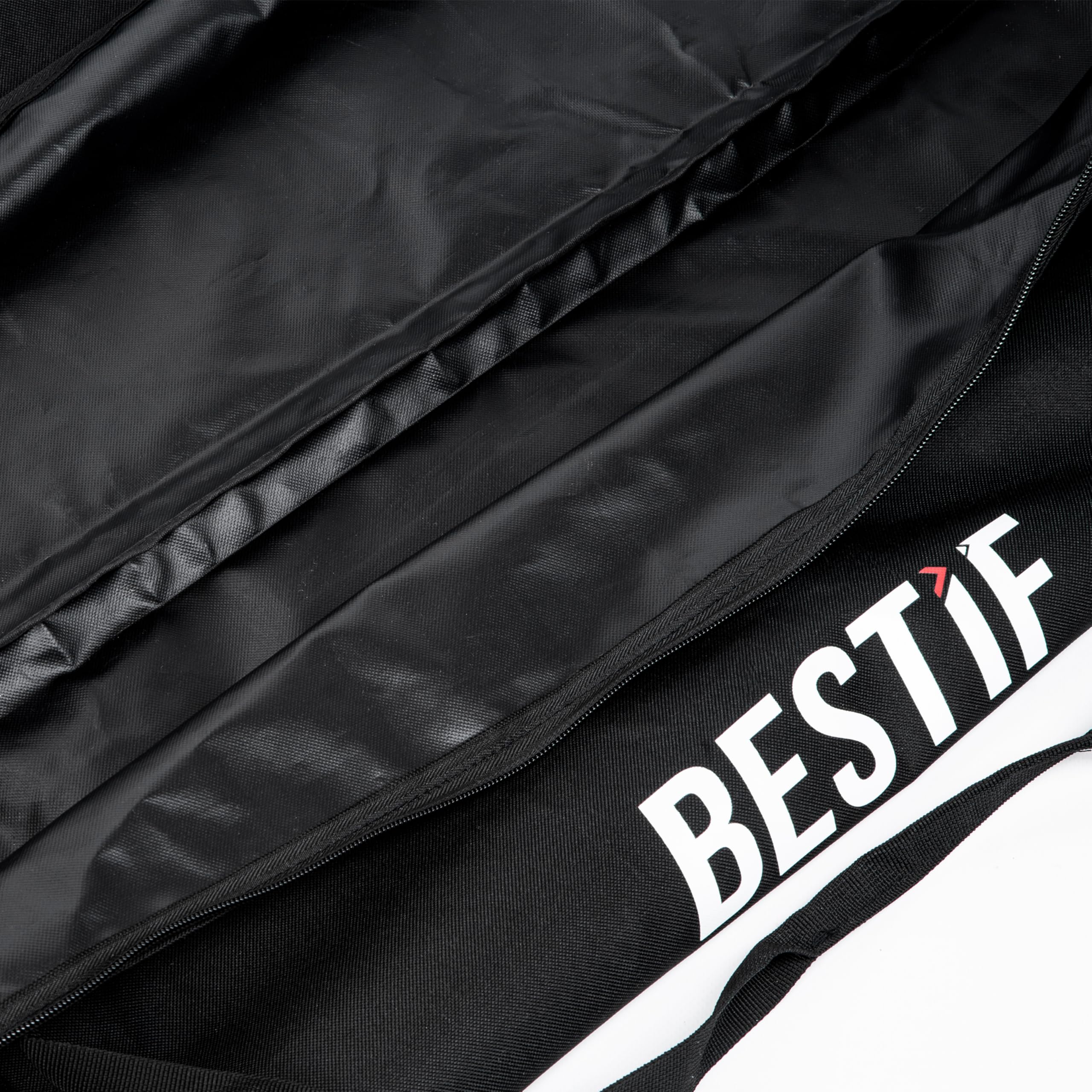 BSTIF Sac de ski 200 cm – Sac de ski pour 2 paires de skis ou snowboard – Doublure en PVC imperméable, housse en polyester renforcé, bandoulière réglable – Sac de transport pour skis/snowboard