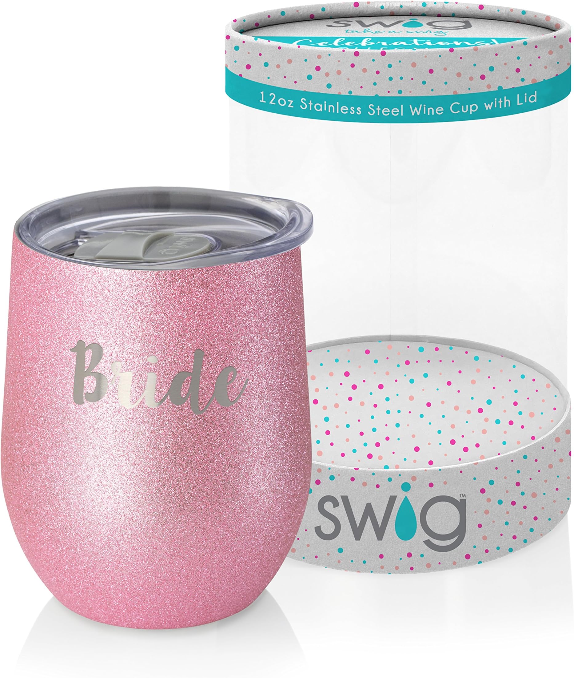 Swig Celebrations 12oz Wine-Bride