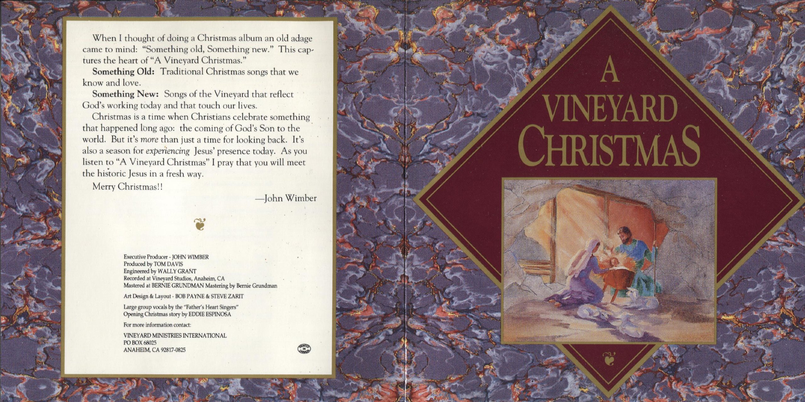 A Vineyard Christmas [VHS Tape]