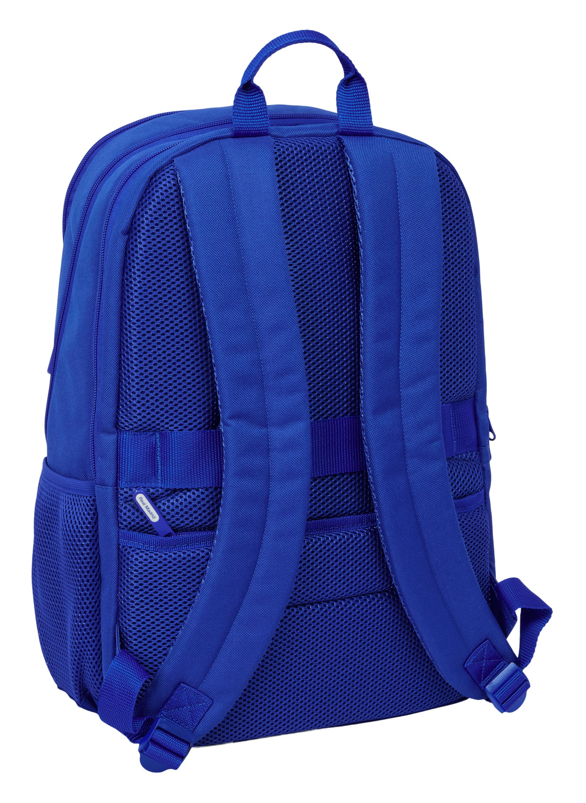 REAL MADRID - Mochila para Pádel, Mochila de Deporte, Ideal para Diferentes Edades, Cómoda y Versátil, Calidad y Resistencia, 30x17x42 cm