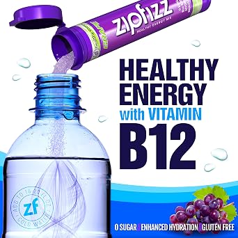 Zipfizz Healthy Energy Drink Mix, Hydration with B12 and Multi Vitamins, Variety Pack, 30 Count