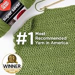 Red Heart Super Saver Lemon, 3 Pack of 7oz/198g-Acrylic-#4 Medium-364 Yards, Knitting/Crochet