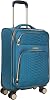 Aimee Kestenberg Womens Florence Softside Expandable 8-Wheel Suitcase, Teal, 20-Inch Carry On