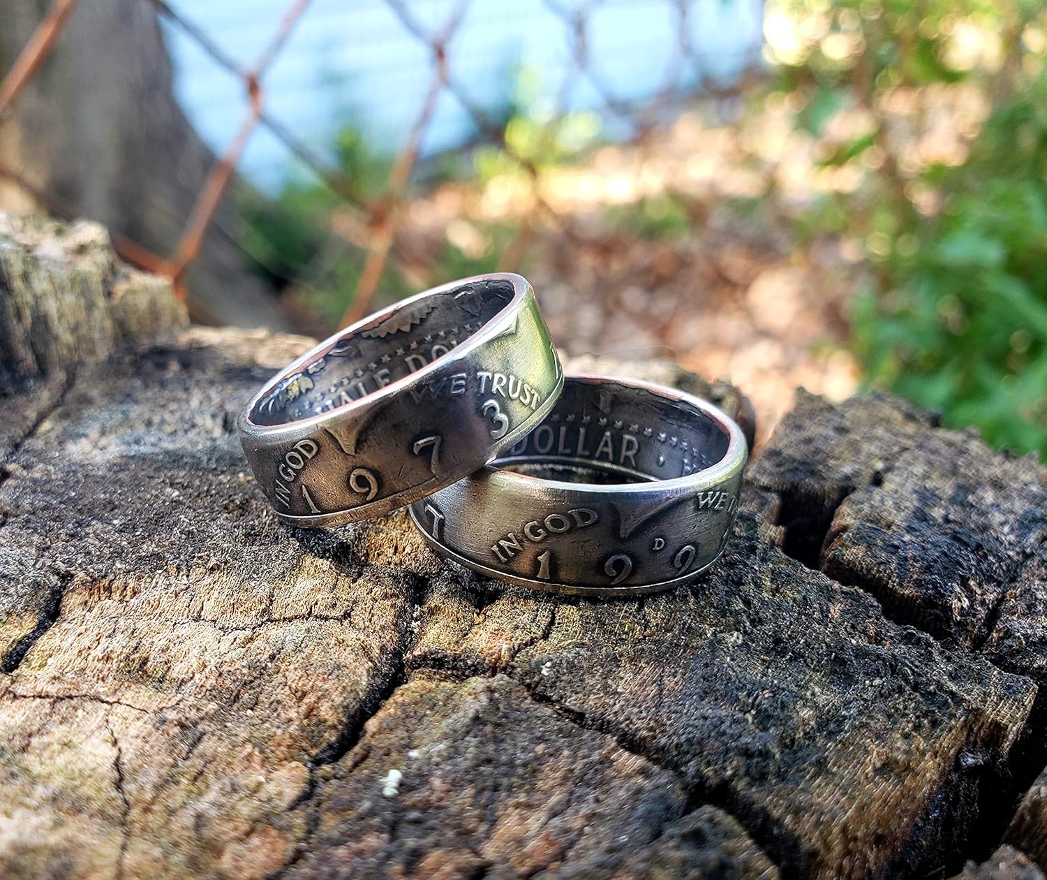 COIN RING/BIRTH YEAR HALF DOLLAR 1970-1999 (13.5)