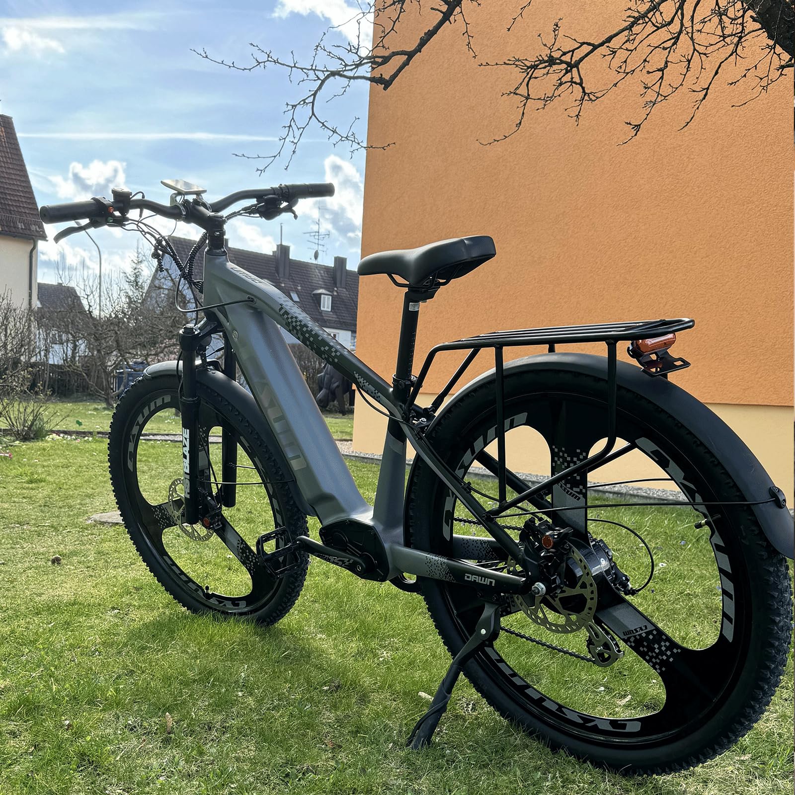 MTB bicicletta elettrica montagna adulti, 29" off-road electric bike, bici elettrica fuoristrada uomo, 75Nm unisex mountain ebike, Li-batteria rimovibile 48V 14Ah gamma 90-120km