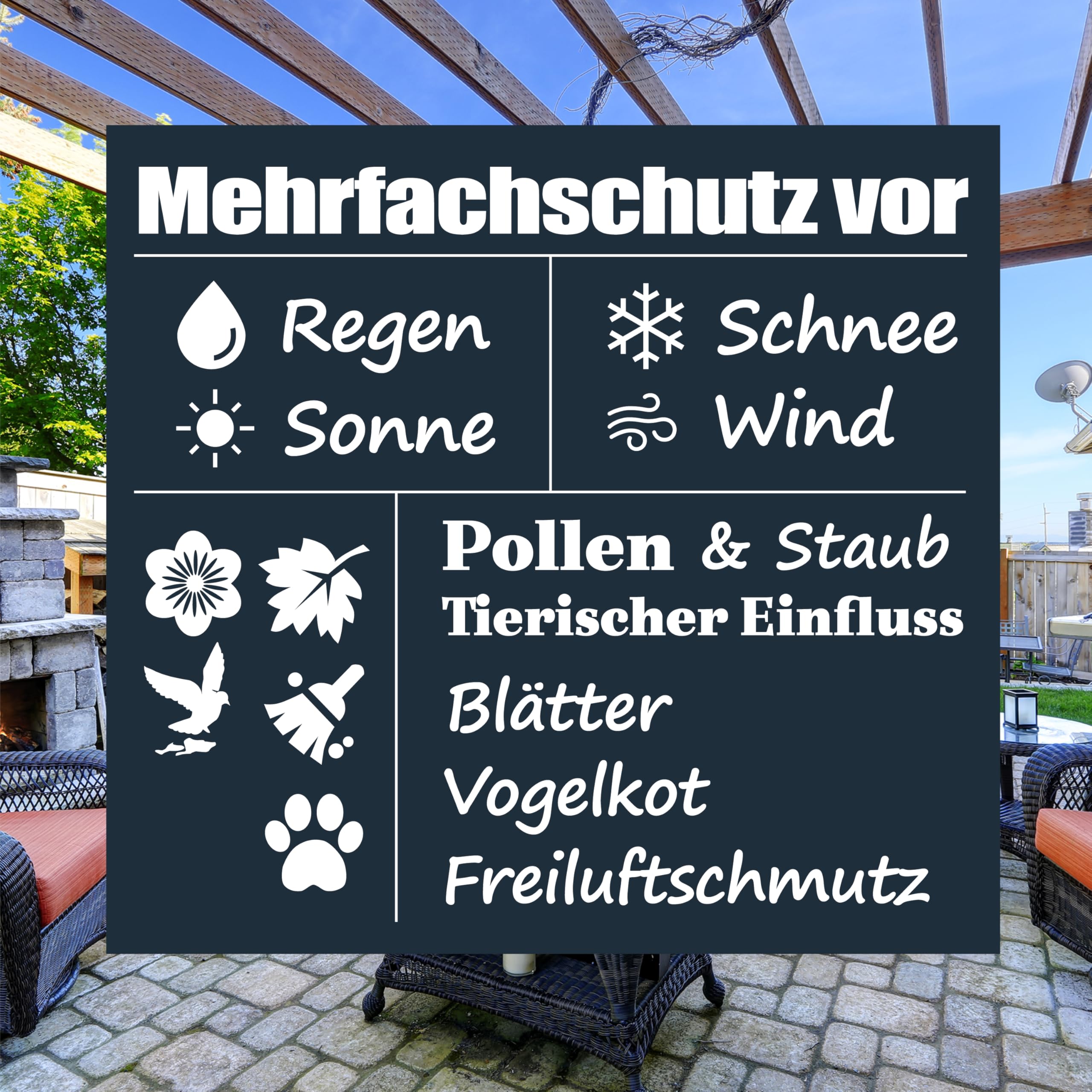 F&J Outdoors wasserdichte Garten Kreis Stuhlabdeckungen Patio Hängende Schaukel Stuhl 114x178cm Schutzhülle für Balkon Korb Stuhl Taille Festziehen Reißverschluss Beige Ei Stuhlabdeckung Heavy Duty
