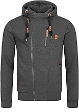Indicode Men's Elm hooded sweatshirt | hooded jacket hooded jacket hoodie with zip hoodie with zip sweatshirt with hood hooded sweatshirt for men