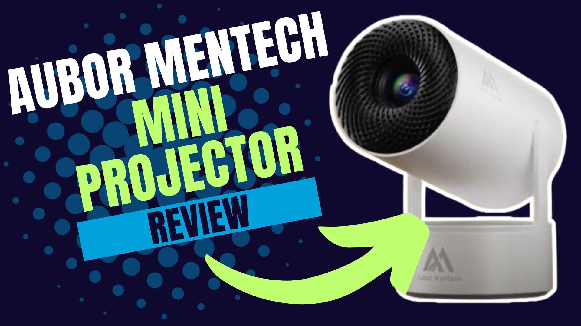 Watch Aubor Mentech Mini Projector. SEE THE UNIQUE FEATURES NOW