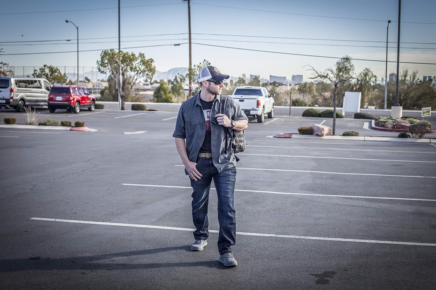 Helikon-Tex Greyman Tactical Pants for Men - Ripstop - Lightweight for Outdoors, Hiking, Law Enforcement, Work Pants