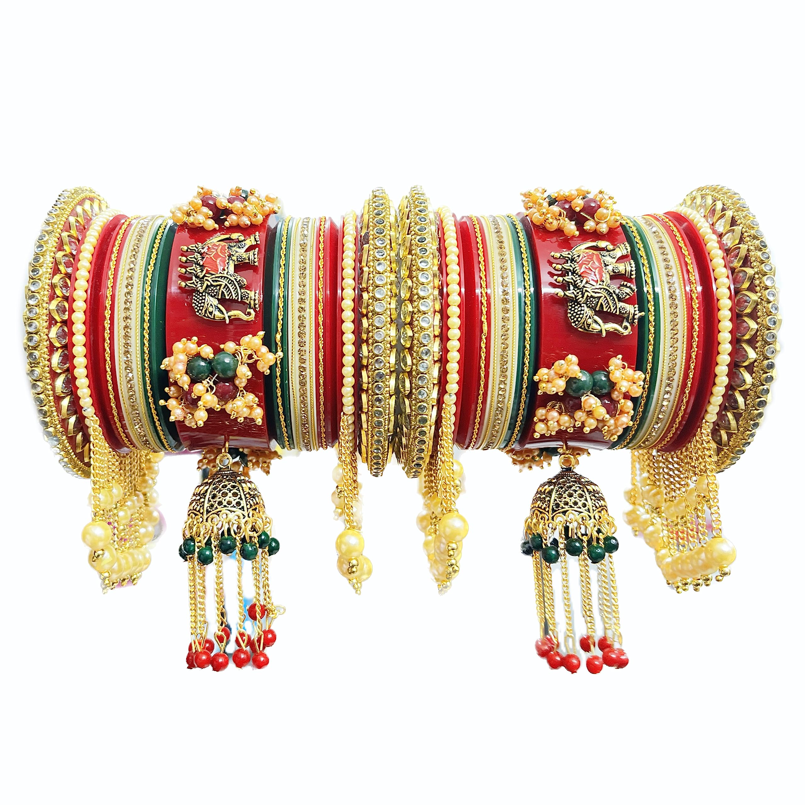 SHINE OF STARS Bridal Chura/Chura/Set for wedding Jewellery/Punjabi Chuda/Bridal Chuda Bangles/Chuda for Women-81 (B0CFHLGL8K) Amazon Price History, Amazon Price Tracker