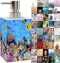 Sanilo Premium Soap Dispenser, Wide Choice of Beautiful Lotion Dispenser, Easy to Refill, Nice eyecatcher (Ocean)