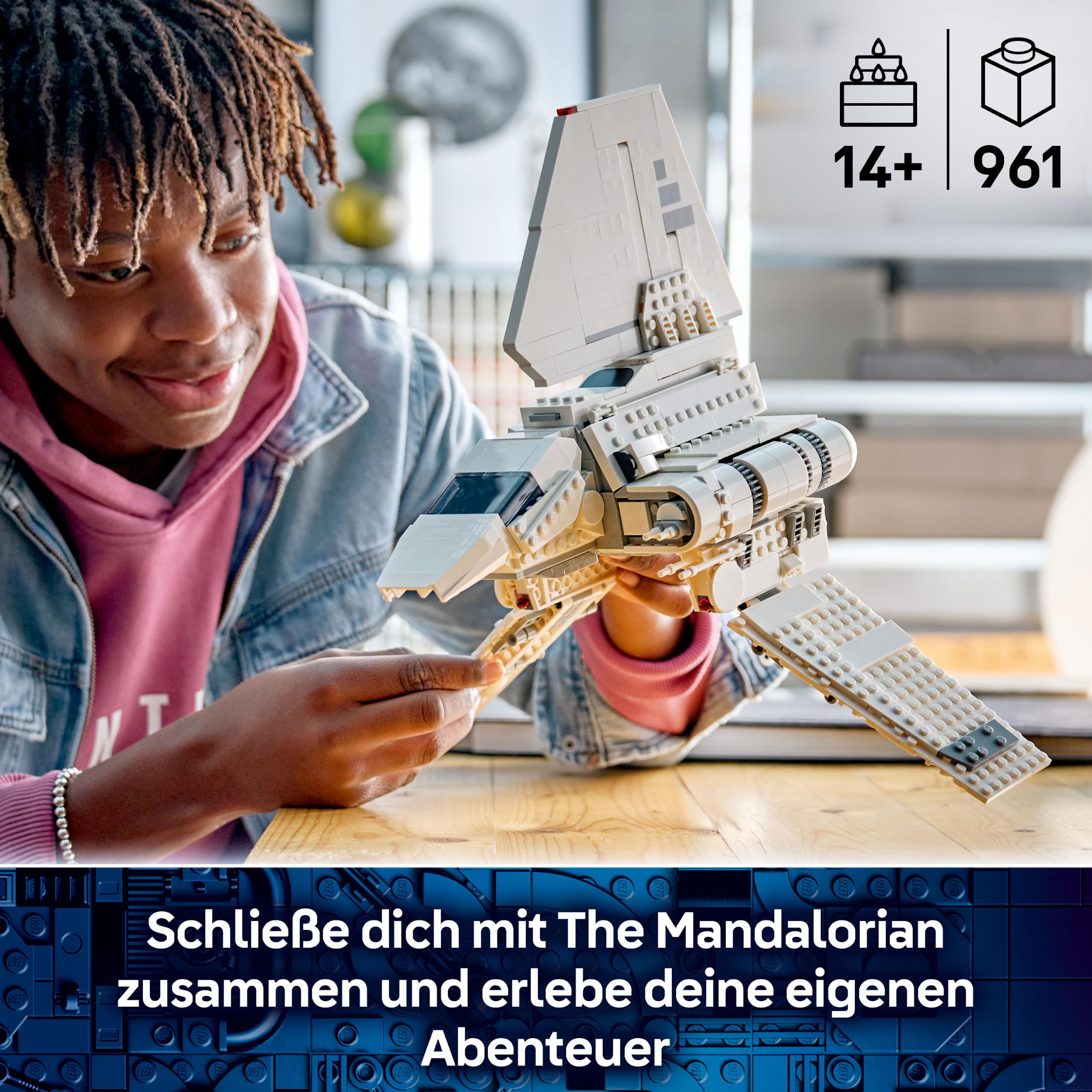 LEGO Star Wars 75459 Imperiales Shuttle der Lambda-Klasse Bauset - 5 sammelbare Minifiguren, Moff Gideon und Dunkelschwert - Geschenk für Teenager Jungs ab 14 Jahren & Erwachsene The Mandalorian Fans