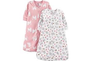 Simple Joys by Carter's Fleece Wearable Blanket for Babies, 2-Pack