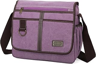 Canvas Messenger Bag Satchel Bag Crossbody Bag Shoulder Bag 14inch With Water Pocket