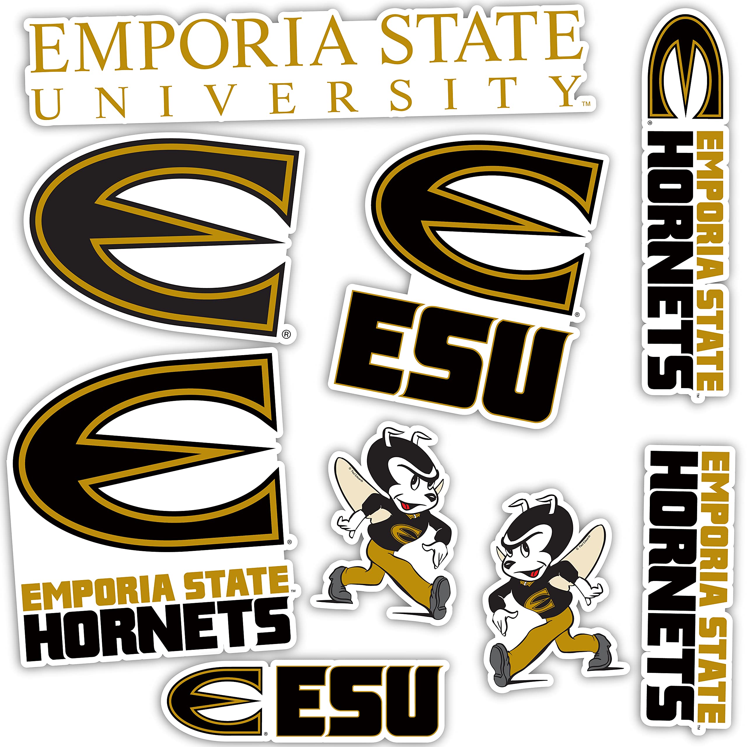 Desert Cactus Sac State Sticker - California State University Sacramento Hornets Vinyl Decal (Full Sheet) - View #14