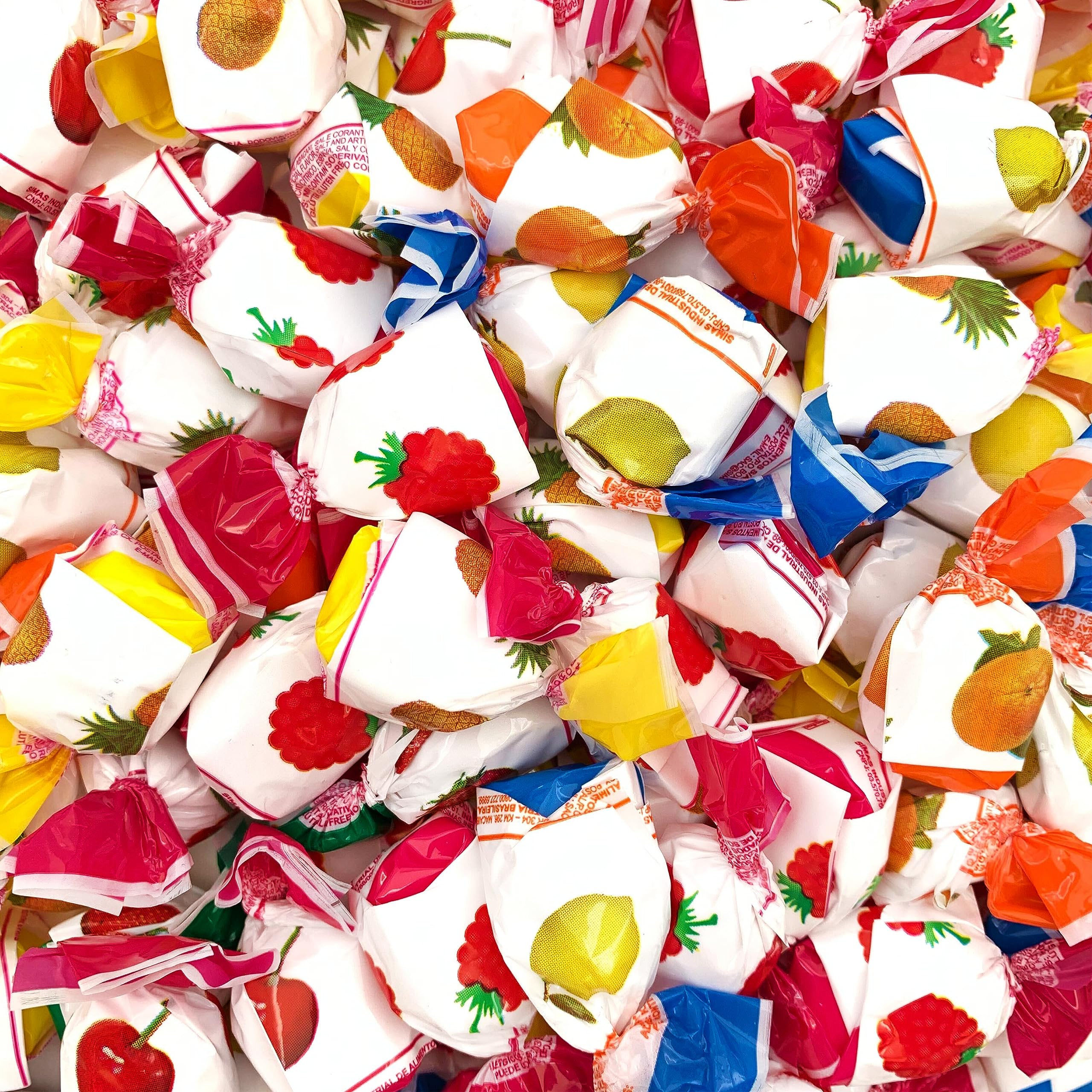 Assorted Fruit-Filled Hard Candy | 1 Pound Bag - Approx. 70 Count | Old-Fashioned Delights