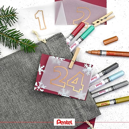 Miniatura 6 de Pentel Marcador de pintura msp10-x Marcadores de pintura, dorado (dorado)